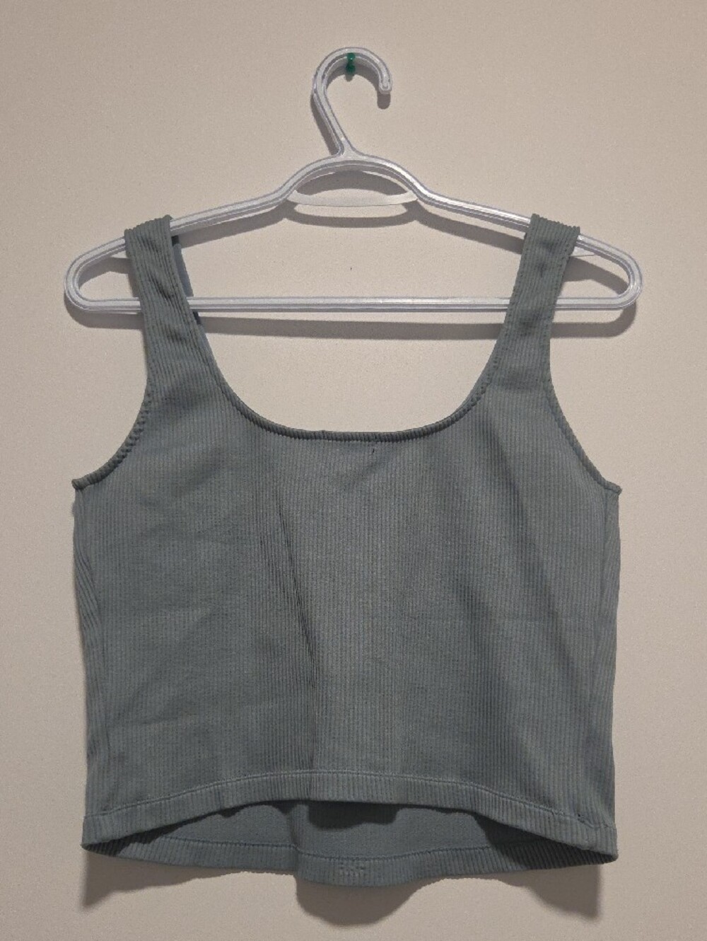 Dynamite Ribbed Scoop Crop Tank - Picture 2 of 5